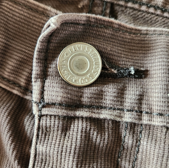 Levi's 513 white tab men's corduroy pants waist size 33 - Picture 2 of 7